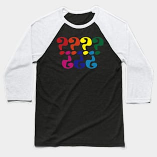 Question Rainbow Baseball T-Shirt